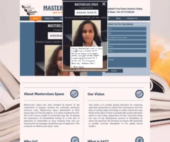 Masterclassspace.com(Masterclass Space) Screenshot
