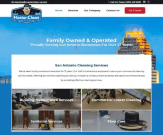 Masterclean-SA.com(Office Cleaning Services) Screenshot