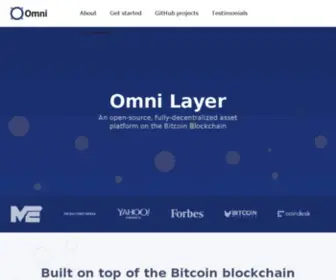 Mastercoin.org(Omni Layer) Screenshot