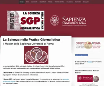 Mastercomunicazionescientifica.org(Гуру в мире новостей) Screenshot