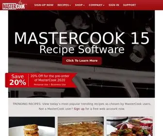 Mastercook.com(Cooking Software) Screenshot