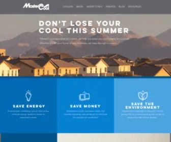 Mastercoolusa.com(Evaporative Coolers) Screenshot