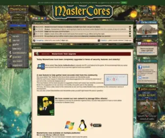 Mastercores.com(MasterCores 7.4) Screenshot