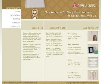 Mastercraft-I.com(Mastercraft International Limited) Screenshot