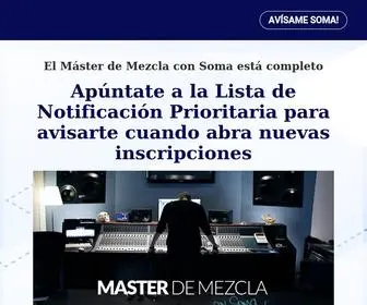 Masterdemezclaconsoma.com(Máster) Screenshot