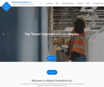 Masterdemolitioninc.com(Master Demolition Inc) Screenshot