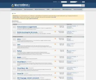 Masterdrive.it(IT Community) Screenshot