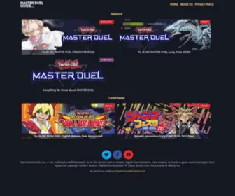 Masterduelguide.com(Master Duel Guide) Screenshot