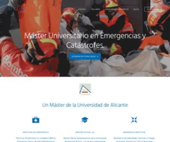 Masteremergenciasua.com(Máster) Screenshot