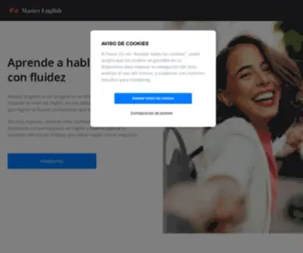 Masterenglish.com(Habla inglés con fluidez profesional) Screenshot