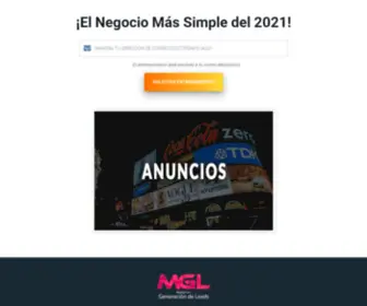 Masterenleads.com(¡El) Screenshot