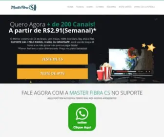 Masterfibracs.com(Master Fibra CS) Screenshot