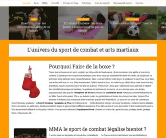 Masterfight.net(Le magazine d'arts martiaux et de sports de combat qui diffuse VOS infos) Screenshot