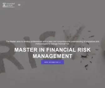 Masterfinancialriskmanagement.com(Financial risk management in Canada serves many diverse topics and our site) Screenshot