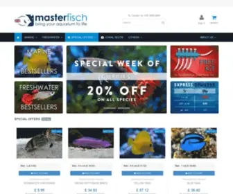 Masterfisch.co.uk(Buy aquarium fish online) Screenshot