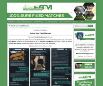 Masterfixedbet.com Screenshot