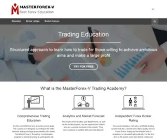 Masterforex-V.com(Masterforex V) Screenshot