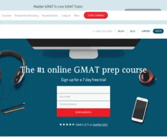 Mastergmat.com(Master GMAT) Screenshot