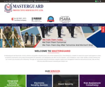 Masterguardindia.com(Security Guard Service Providers Companies Delhi) Screenshot