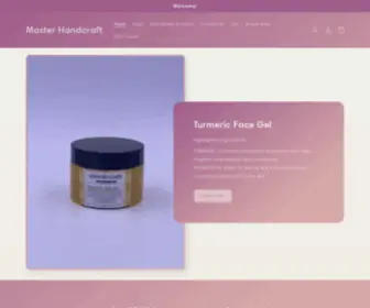 Masterhandcraft.com( Handmade Soap) Screenshot