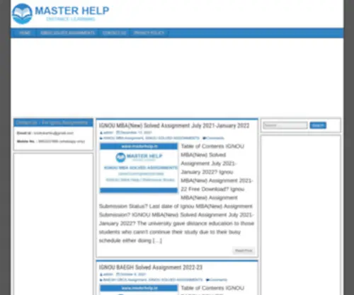 Masterhelp.in(Masterhelp) Screenshot