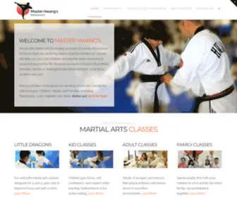 Masterhwangs.com(Master Hwang's Martial Arts Classes) Screenshot