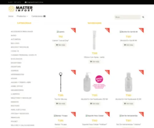 Masterimport.com.ar(Artículos publicitarios) Screenshot