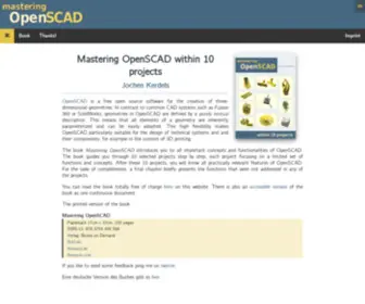 Mastering-Openscad.eu(Mastering OpenSCAD) Screenshot