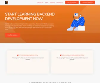 Masteringbackend.com(Mastering Backend Development) Screenshot