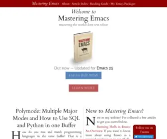 Masteringemacs.org(Mastering Emacs) Screenshot