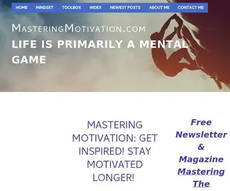 Masteringmotivation.com(Get Inspired) Screenshot