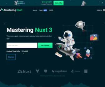 Masteringnuxt.com(Learn Nuxt.js by Building a Real World App) Screenshot