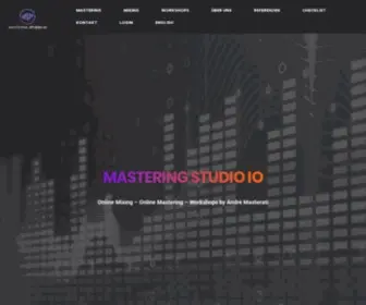 Masteringstudio.io(Mastering Studio IO) Screenshot