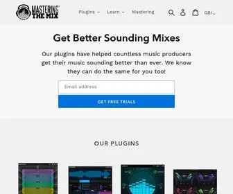 Masteringthemix.com(Mixing and Mastering Plugins) Screenshot