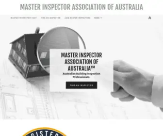 Masterinspector.org.au(Master Inspector Association of Australia Building Inspection Professionals) Screenshot