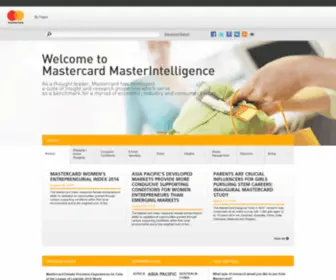 Masterintelligence.com(Mastercard) Screenshot