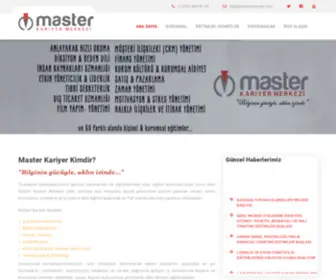 Masterkariyer.com(MASTER KARİYER MERKEZİ) Screenshot