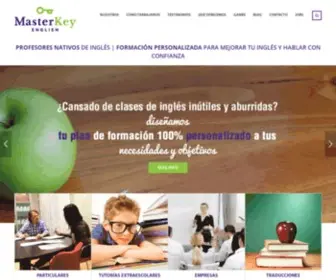 Masterkeyenglish.com(MasterKey english) Screenshot