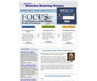 Masterkeymarketingwarriors.com(Jason Hart) Screenshot