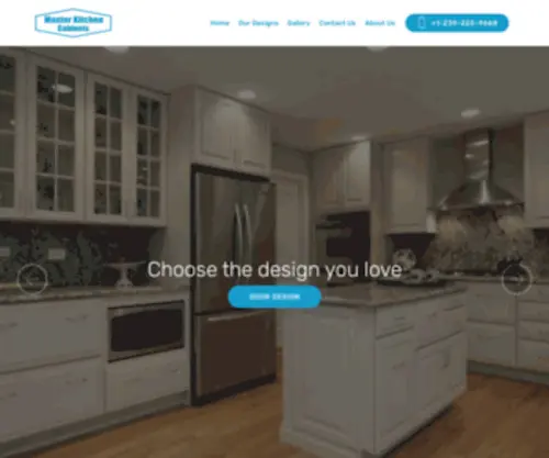 Masterkitchencabinets.com(Cabinet Refacing) Screenshot