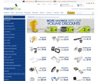 Masterled.es(Especialistas en iluminación LED para hogares) Screenshot