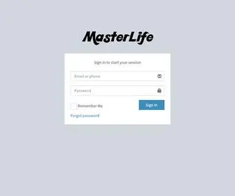 Masterlife.co.tz(Master) Screenshot