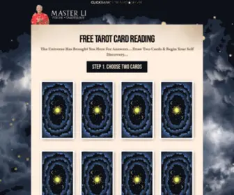 Masterlitarot.com(Meet Master Li) Screenshot