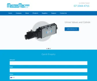 Mastermac2000.com.au(Pneumatic & Process Equipment Specialists in Brisbane) Screenshot