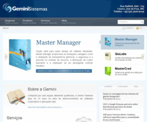 Mastermanager.com.br(Software para o Terceiro Setor) Screenshot