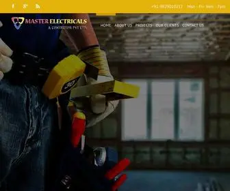 Mastermep.com(Master Electricals Contractor Pvt Ltd) Screenshot