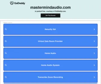 Mastermindaudio.com(Mastermindaudio) Screenshot