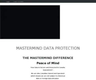 Mastermindbackup.com(100% Canadian Cloud Storage) Screenshot