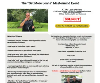Mastermindretreats.com(The Get More Loans Mastermind Event) Screenshot