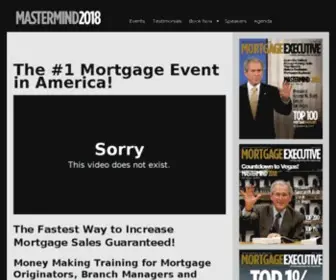 Mastermindsummit.com(Mortgage Mastermind) Screenshot